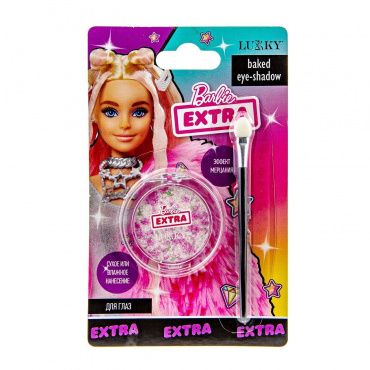 Т21838 Lukky Barbie Extra запеченные мерцающие тени д.век,Млечный путь,1,7г, блистер